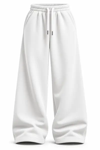 White SFY joggers